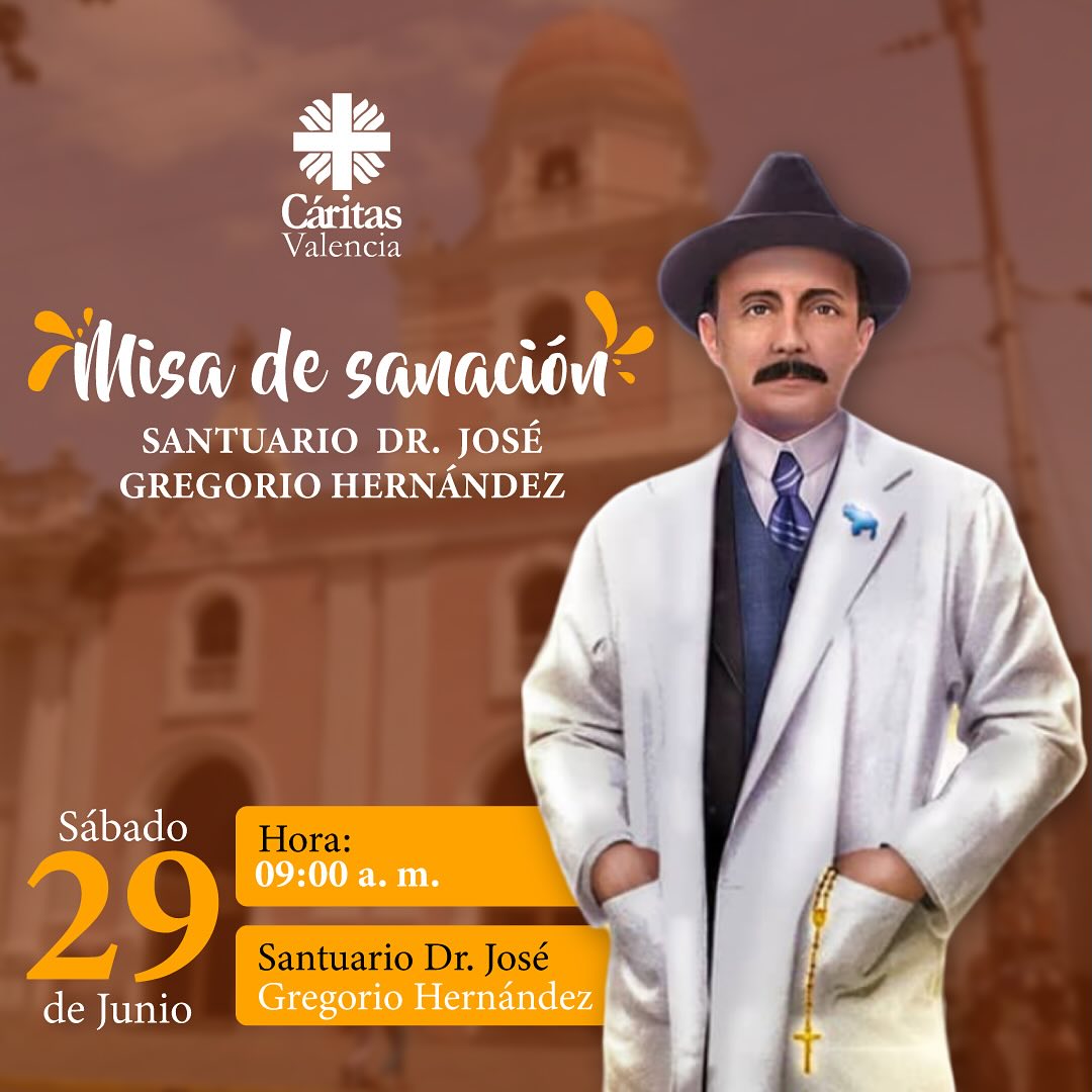 Misa de Sanación en el Santuario Dr. José Gregorio Hernández